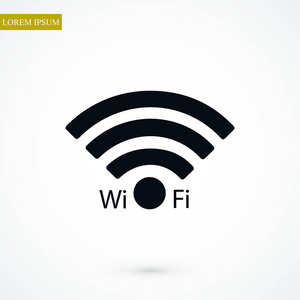 wifi 标志平面图标