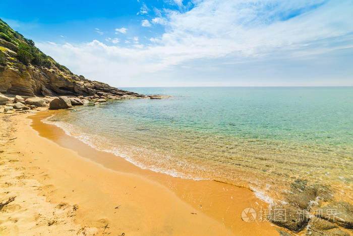 在索拉纳海滩的金色海岸