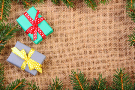 为圣诞节或其他庆祝活动提供的包装礼品