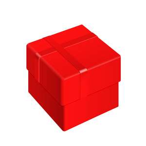 红色空白包装盒图片