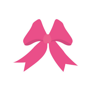 粉红丝带弓节日复活节