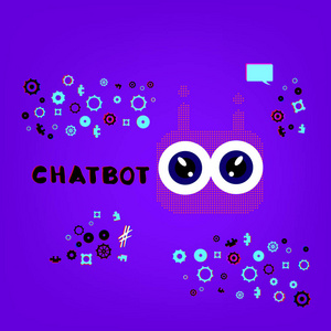 Chatbot。图形设计元素。矢量插图