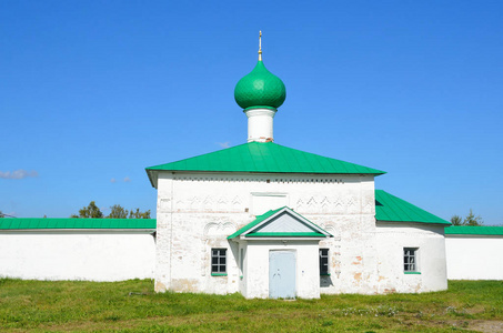 在列宁格勒的亚历山大 Svirsky 修道院的大马士革圣约翰教堂。俄罗斯