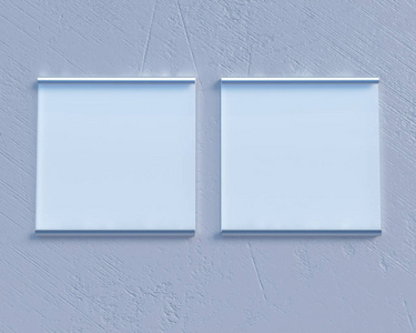 在混凝土墙上的透明招牌, 模拟3d 插图样式, 符号, 模板, 透明, 向上, 墙壁, 白色