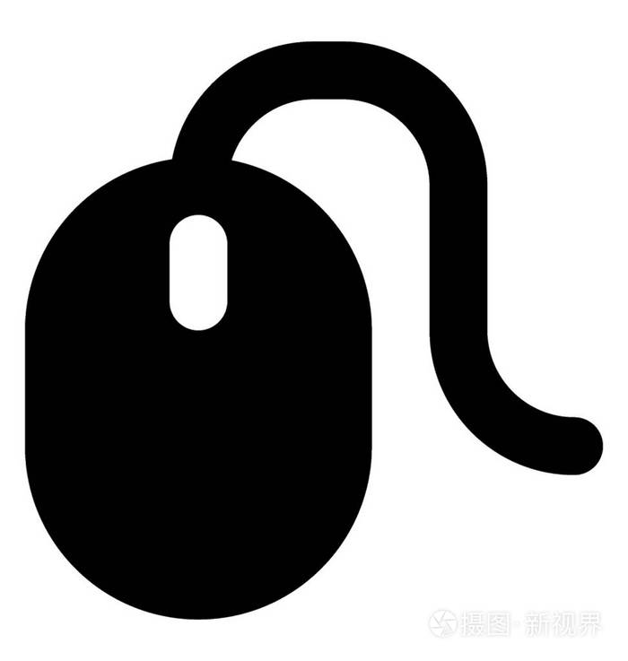 鼠标标志符号矢量图标