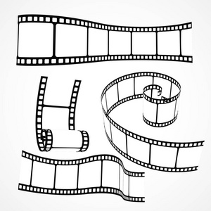 3d 电影卷轴地带向量组