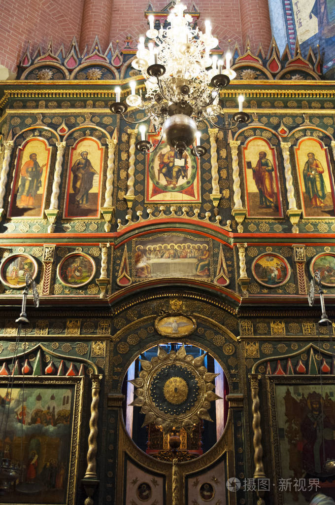 莫斯科: 圣瓦西里大教堂,世界著名的东正教教堂里红色,现在博物馆的