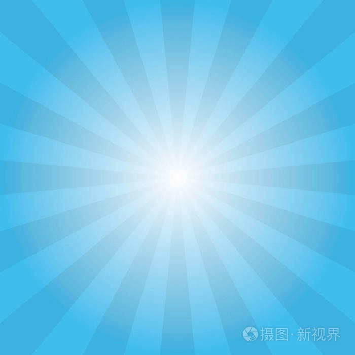 复古太阳海报背景 径向元素图案背景 森伯斯特或星暴 光线在蓝天纹理为您的设计 阳光标牌 矢量插图插画 正版商用图片0o1lxf 摄图新视界