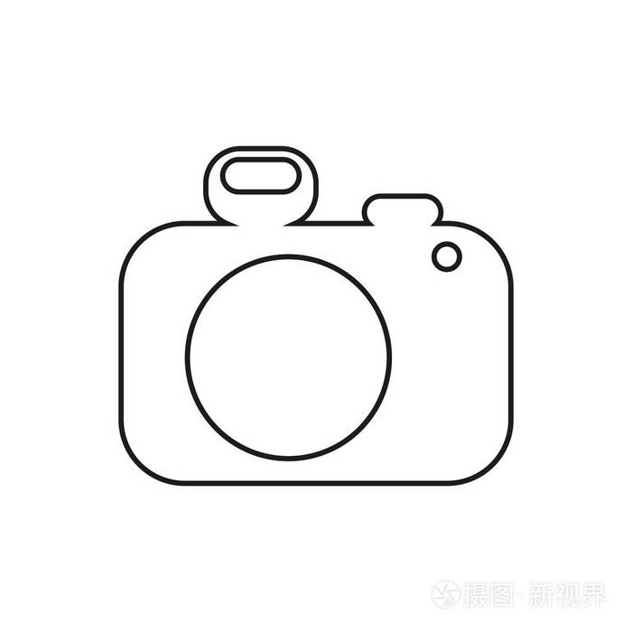 照片的照相机图标插画-正版商用图片0o1lz9-摄图新视界