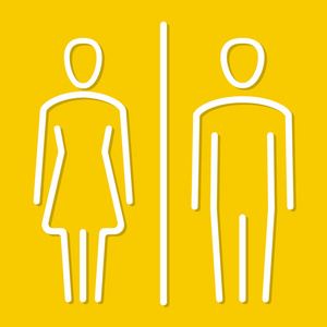 男女洗手间图片