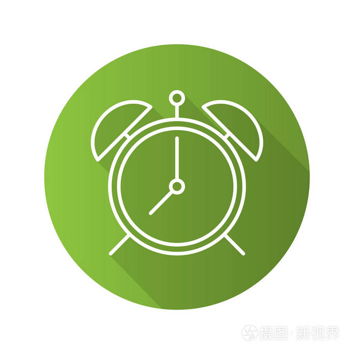 闹钟平面图标