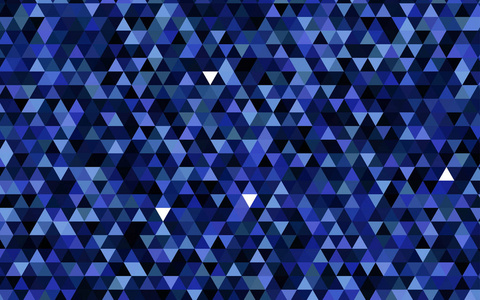 深蓝色矢量抽象的多边形模板