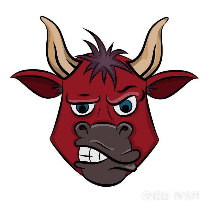 红牛头矢量
