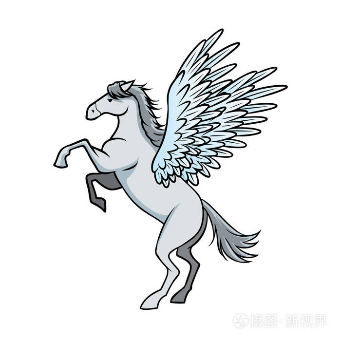 飞马座彩色插图设计插画-正版商用图片0o29ru-摄图新视界