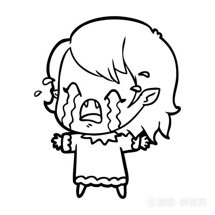 动画片哭泣的吸血鬼女孩