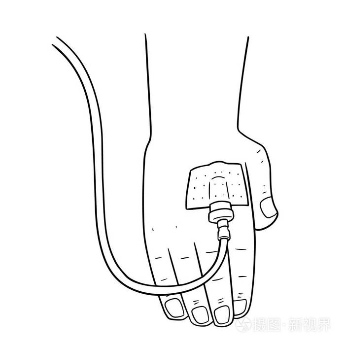 静脉输液的矢量组插画-正版商用图片0o2gly-摄图新视界