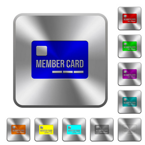 会员卡制作圆方形钢扣图片