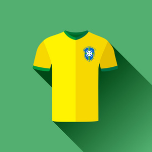 巴西足球球衣图片