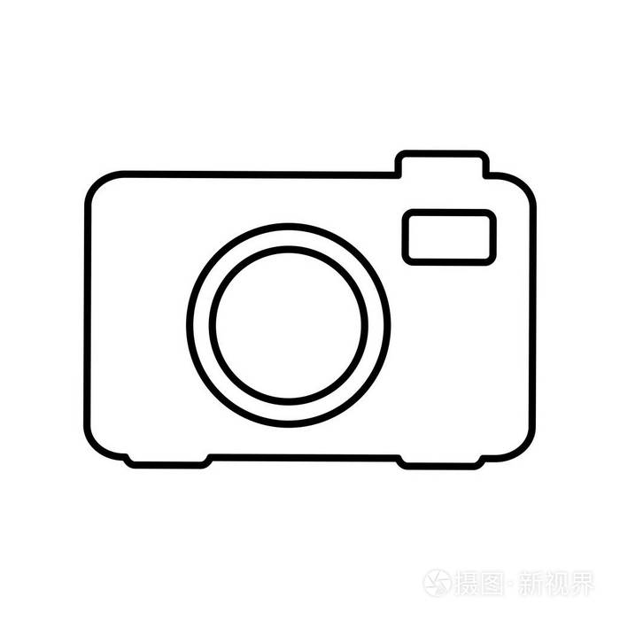 剪影相机照片图标插画-正版商用图片0o2oex-摄图新视界