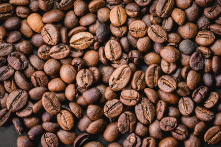 咖啡豆是背景