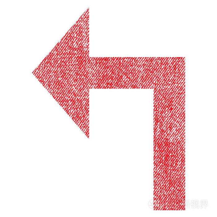 左转织物纹理图标