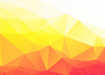 矢量抽象黄色橙色三角形背景