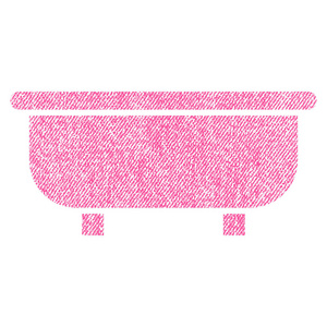 浴缸织物纹理的图标