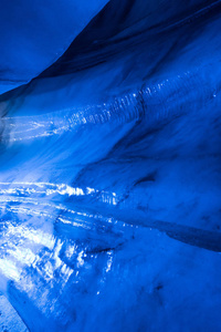 挪威朗伊尔城的北极北极北冰洞穴
