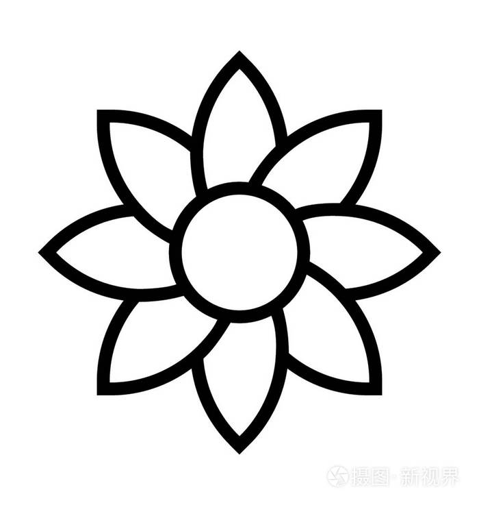 花矢量图标