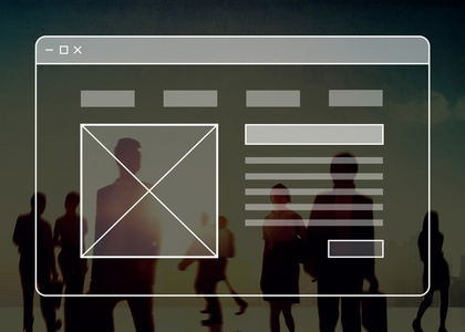 商界人士和网页