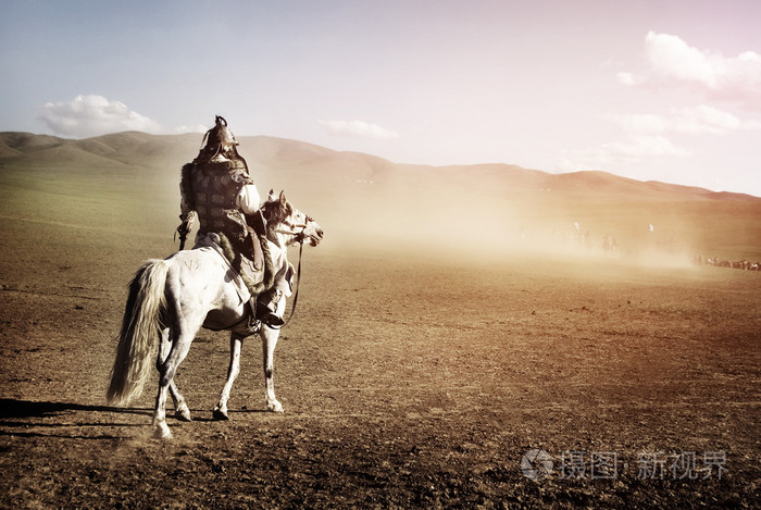 马在战场上的骑士