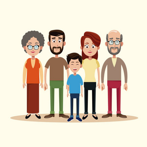 家庭和睦美好形象照片