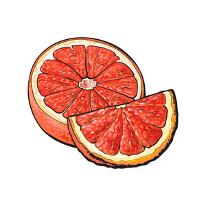 葡萄柚图图片