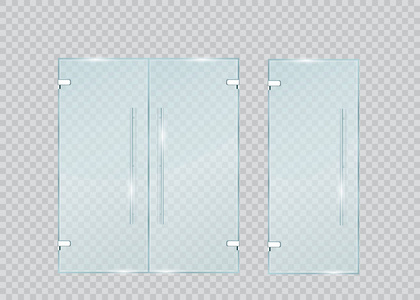 透明玻璃门图片