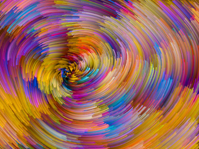 对彩色数码涡旋图片