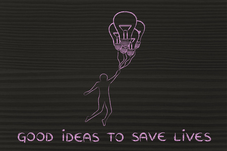 好的想法，以拯救生命的概念