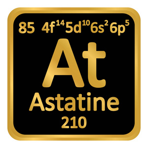 砹元素周期表元素砹图标照片