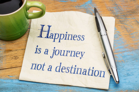 幸福是旅程，不是终点