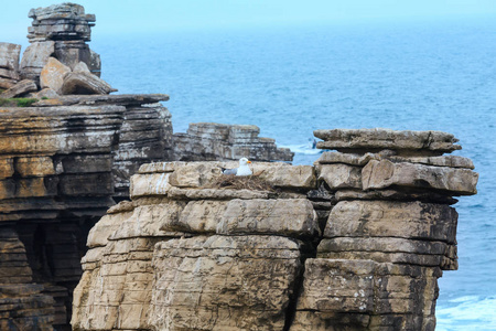 大西洋岩石海岸葡萄牙。