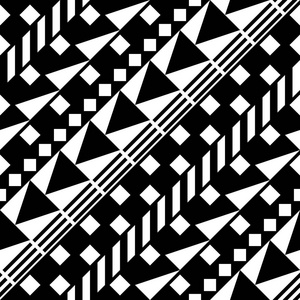 无缝的几何图案.重复民族装饰设计.锯齿形和条纹形状线.