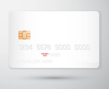 信用卡样机。现实的详细的信用卡设置抽象的设计背景。前模板。钱, 支付符号。矢量插图 Eps10