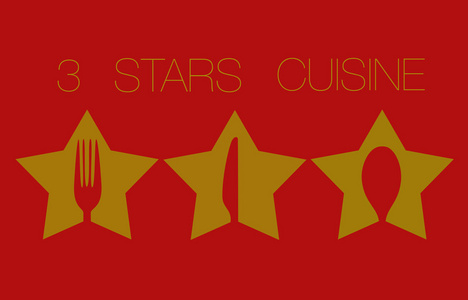三星级餐厅标志图片