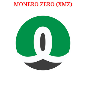 矢量 Monero 零 Xmz 徽标
