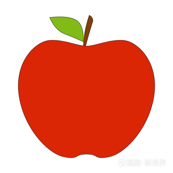 红苹果卡通