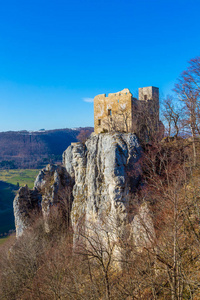 查看到城堡 Reussenstein