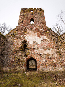 废墟的旧放弃教会