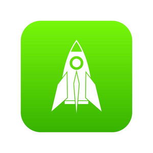 火箭图标数字绿色