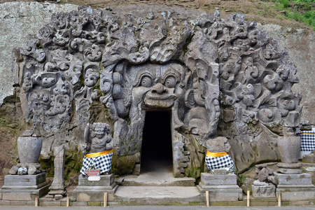 巴厘岛附近的乌布寺。就像其他地方在是