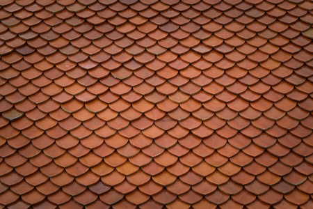 瓦片屋顶纹理照片
