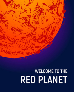 未来太空星球海报背景